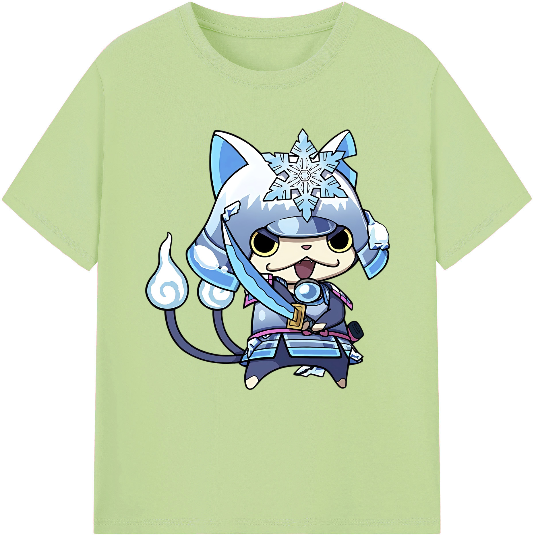 （画像用） 妖怪ウォッチ Yo-kai Watch 綿100％半袖Tシャツ（フロントプリント）